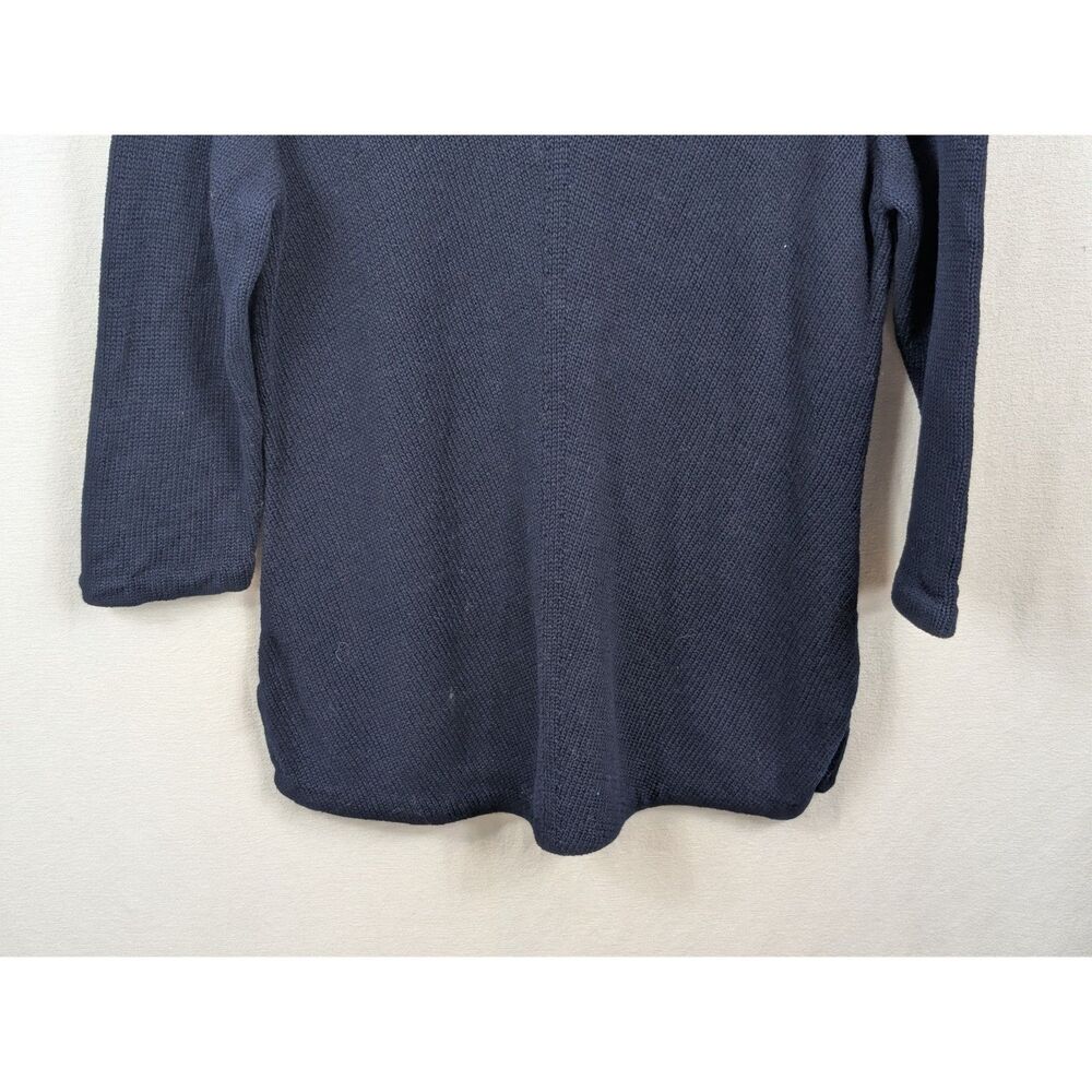 Lauren Ralph Lauren V-Neck Knit Sweater Navy Blue Women's Size XL - Picture 14 of 14